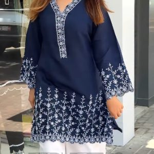 Home-Insaf Market Online Shopping In Bangladesh 14 Soft Cotton Embroidery 3 Piece Dress for Women